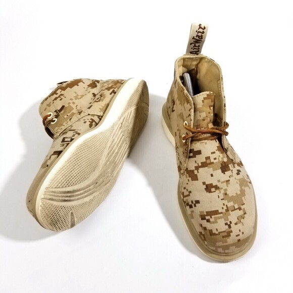 Dr. Martens Nixon Desert Camo Canvas Chukka Boots Gorpcore Military Army Grunge - Picture 3 of 9